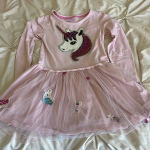 unicorn long sleeve dress